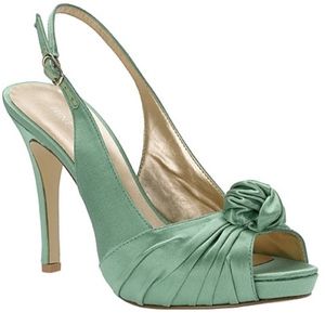 Satin slingbacks sz 11